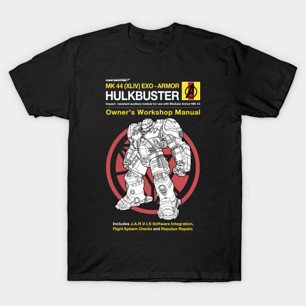 Buster Manual T-Shirt by drsimonbutler